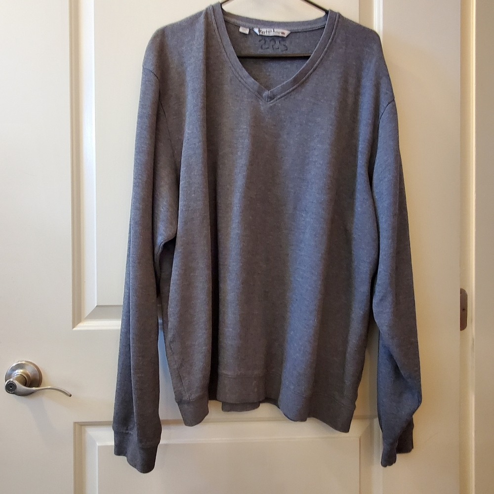 CUTTER & BUCK, Men's V-neck 100% Cotton Sweater